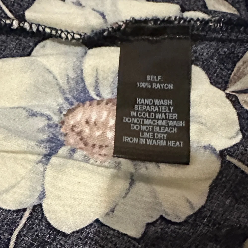 Lulus Lake Como Navy Floral High-Low Wrap Dress - Picture 11 of 14